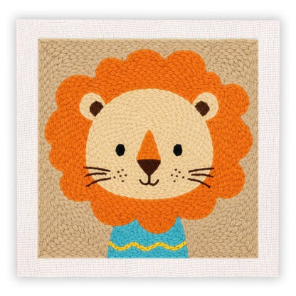 Beginner Cozy Punch Needle Embroidery Starter Kit - 50 Pre-Printed Pattern (25x25cm)