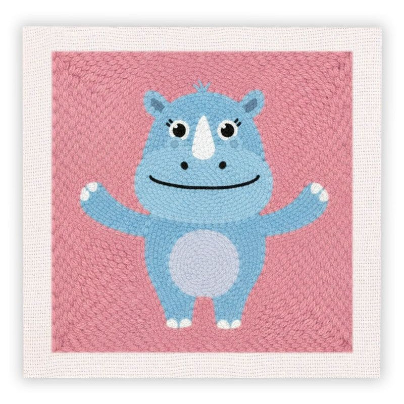 Beginner Cozy Punch Needle Embroidery Starter Kit - 50 Pre-Printed Pattern (25x25cm)