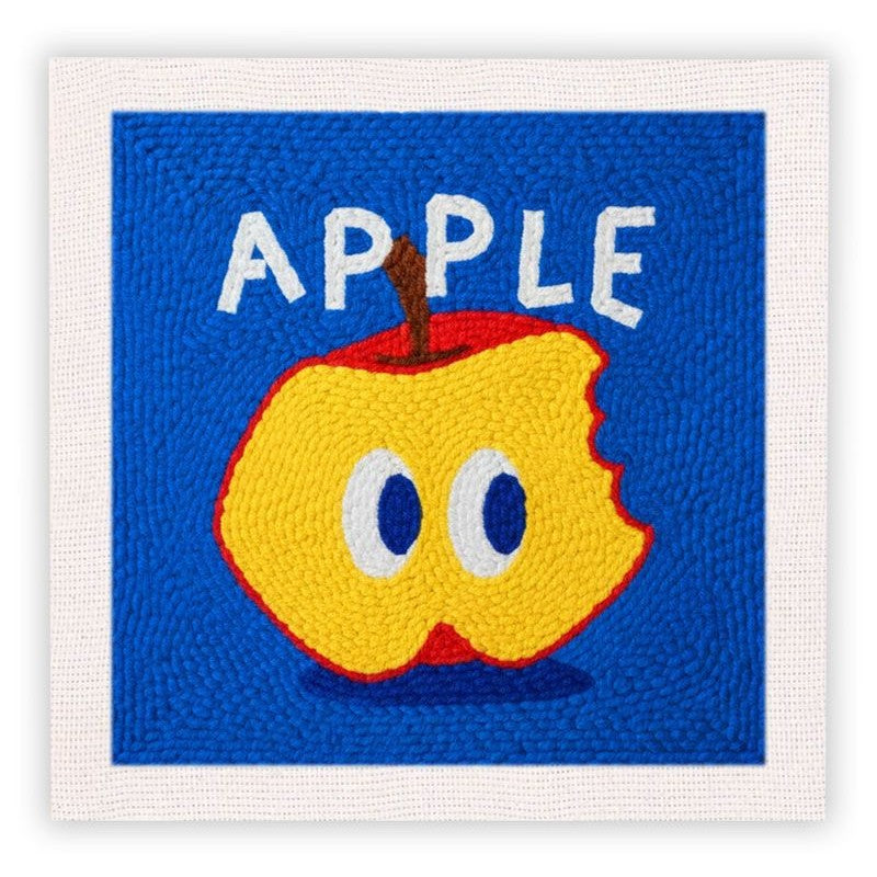 Beginner Cozy Punch Needle Embroidery Starter Kit - 50 Pre-Printed Pattern (25x25cm)