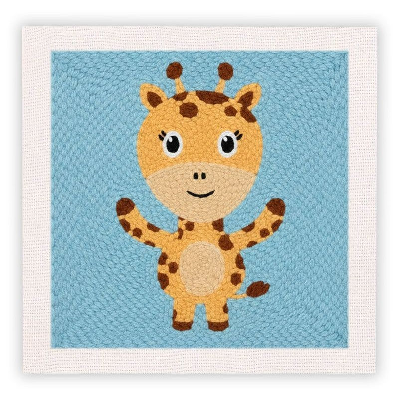 Beginner Cozy Punch Needle Embroidery Starter Kit - 50 Pre-Printed Pattern (25x25cm)
