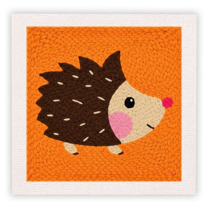 Beginner Cozy Punch Needle Embroidery Starter Kit - 50 Pre-Printed Pattern (25x25cm)