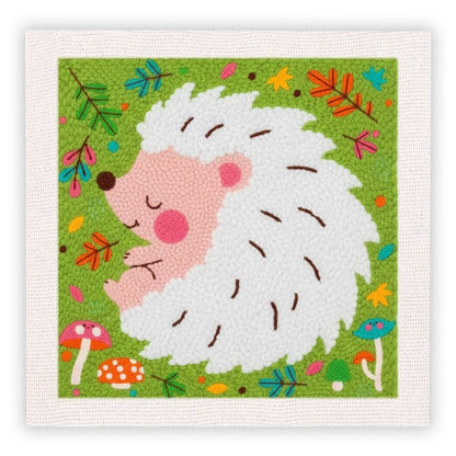 Beginner Cozy Punch Needle Embroidery Starter Kit - 50 Pre-Printed Pattern (25x25cm)