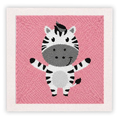 Beginner Cozy Punch Needle Embroidery Starter Kit - 50 Pre-Printed Pattern (25x25cm)