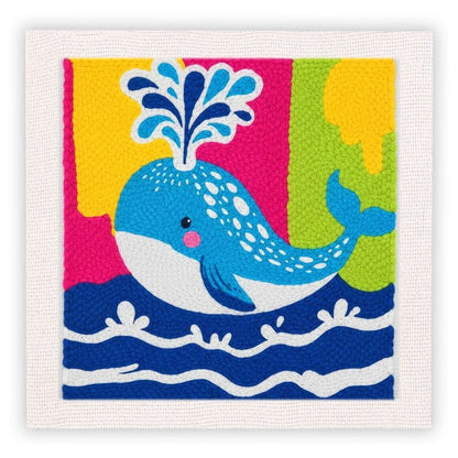 Beginner Cozy Punch Needle Embroidery Starter Kit - 50 Pre-Printed Pattern (25x25cm)