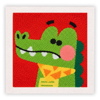 Beginner Cozy Punch Needle Embroidery Starter Kit - 50 Pre-Printed Pattern (25x25cm)