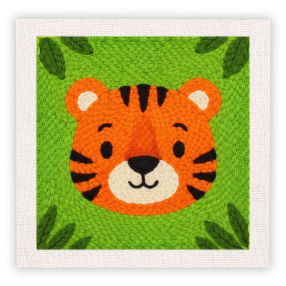 Beginner Cozy Punch Needle Embroidery Starter Kit - 50 Pre-Printed Pattern (25x25cm)